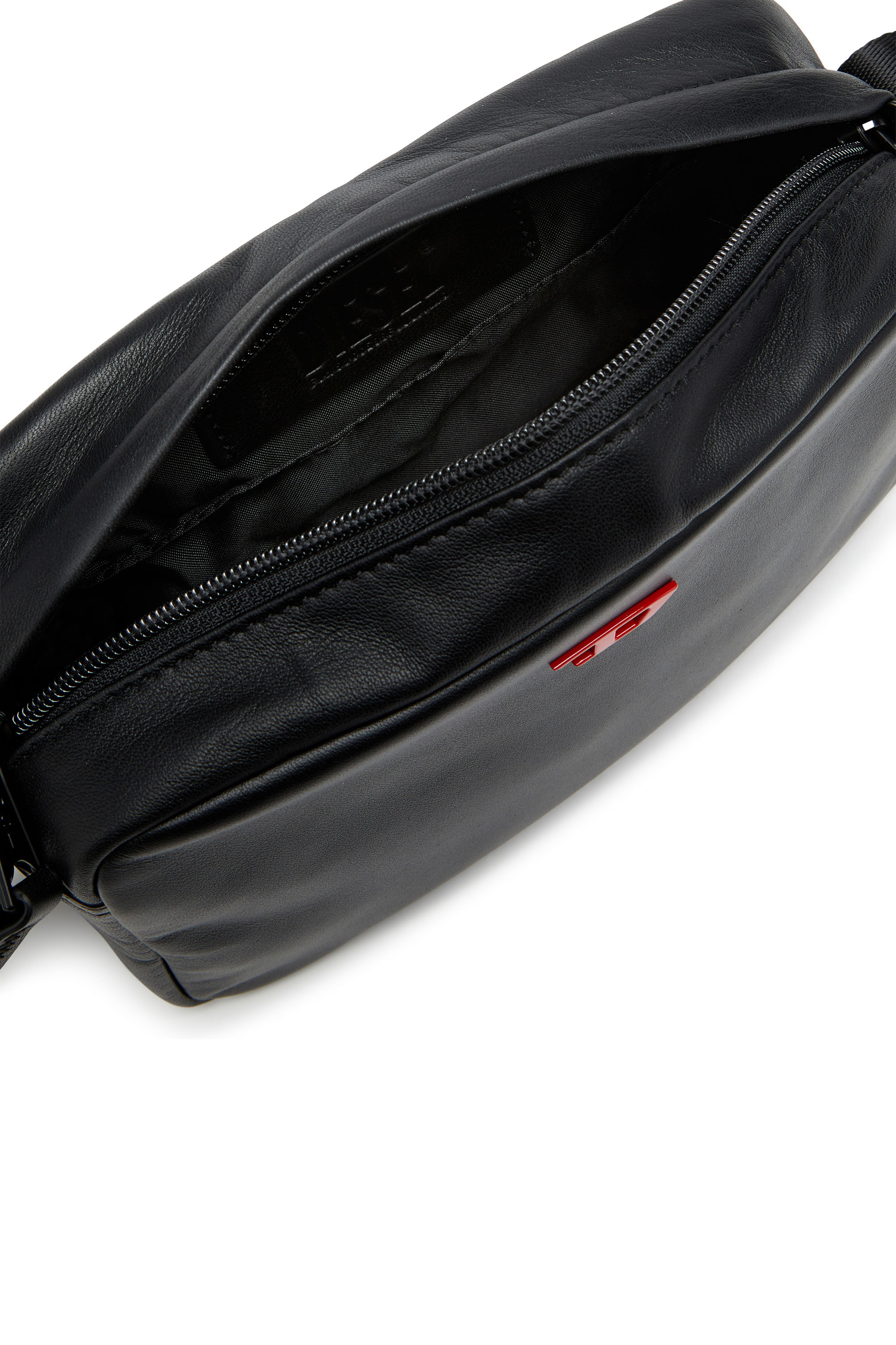 Diesel - RAVE CAMERA BAG X, Rave-Camera bag in nappa Uomo in Nero - 4