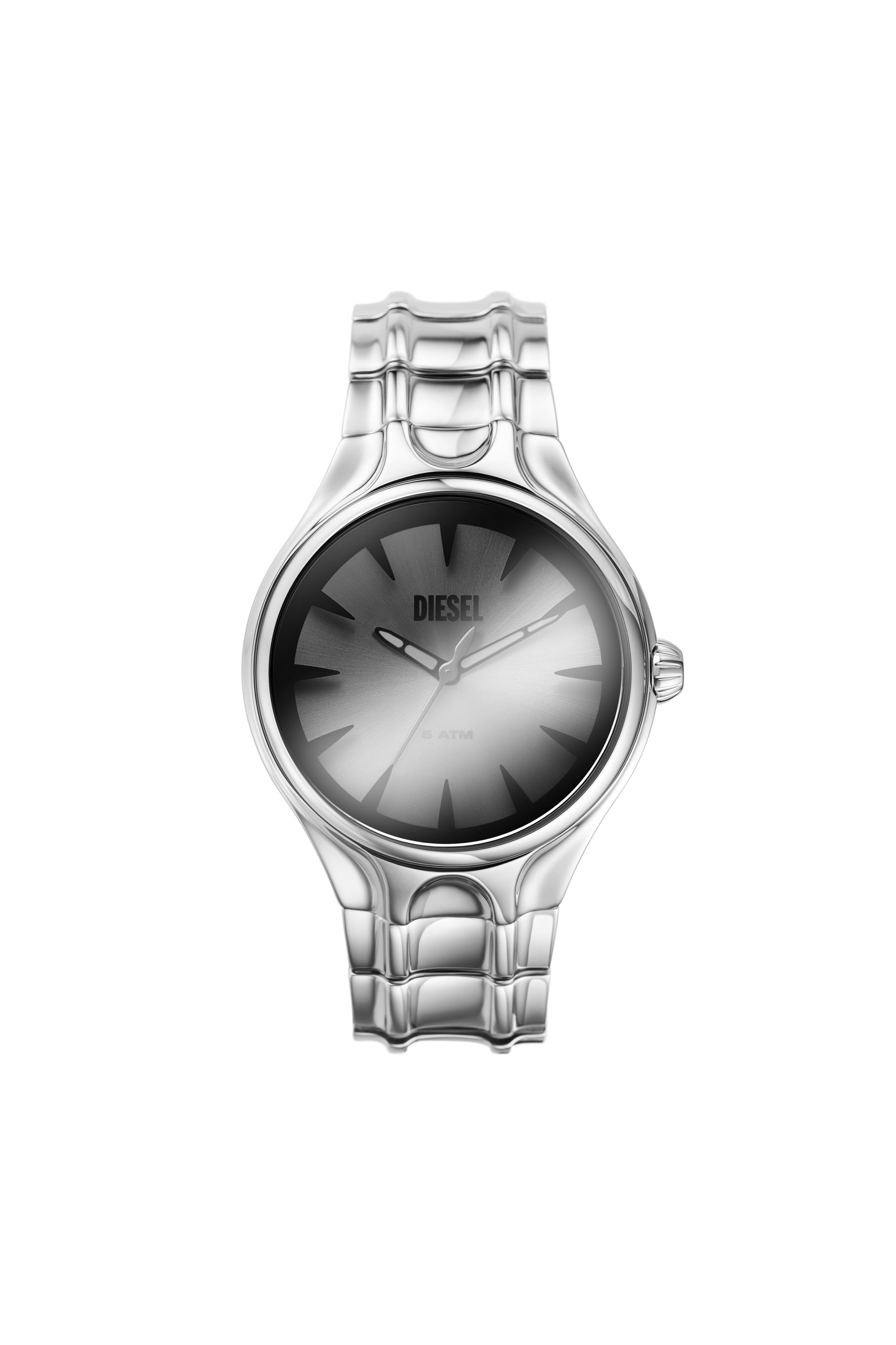 Diesel - DZ2205 WATCH, Orologio Streamline in acciaio inossidabile con tre lancette Uomo in Argento - 1